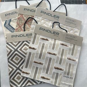 Pindler Large Square 5 Pack Fabric Sample Books Craft Maker Doll House